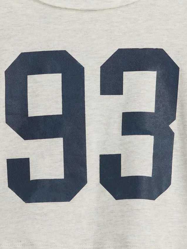 Camiseta de cuello ancho oversize para niños