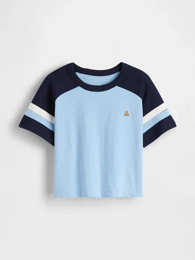 Camiseta de fútbol de raglán para bebés y niños pequeños