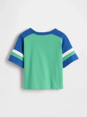 Camiseta de fútbol de raglán para bebés y niños pequeños