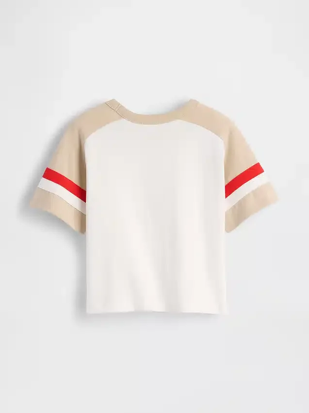 Camiseta de fútbol de raglán para bebés y niños pequeños
