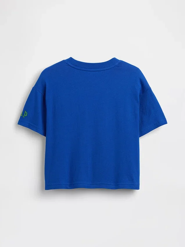 Camiseta de grafito extragrande de Super Mario para niños pequeños