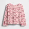 Camiseta de hombros caídos para bebés y niños, combinable