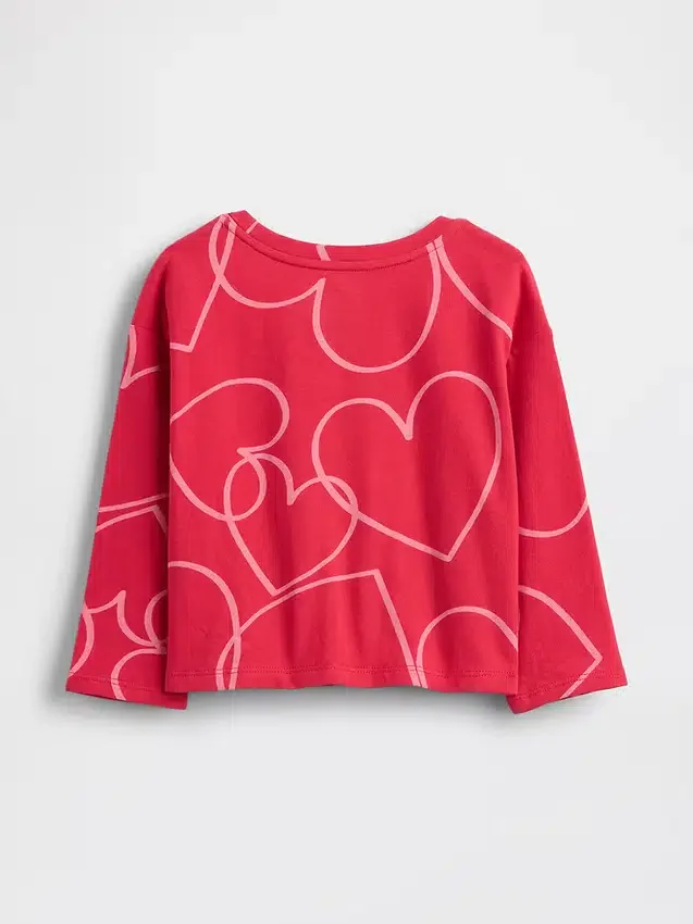 Camiseta de hombros caídos para bebés y niños, combinable