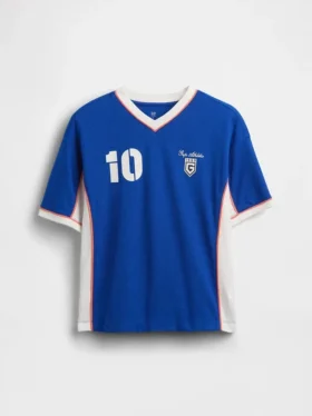 Camiseta de jersey oversize para niños