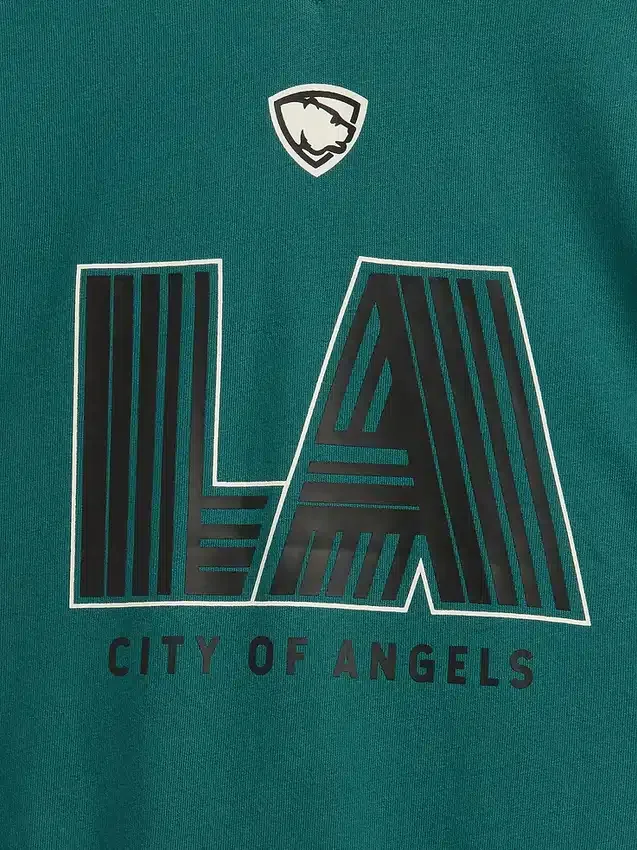 Camiseta de jersey oversize para niños