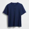 Camiseta de logo holgada de peso pesado para adultos