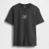 Camiseta de logo holgada de tejido grueso
