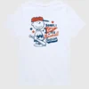 Camiseta de manga corta de béisbol para niños pequeños de Peanuts con Charlie Brown y el mensaje «Sorry I Can’t»