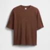 Camiseta de niño oversize con tejido de panal