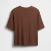 Camiseta de niño oversize con tejido de panal