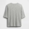 Camiseta de niño oversize con tejido de panal