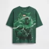 Camiseta de niños con diseño gráfico de Marvel de corte oversize
