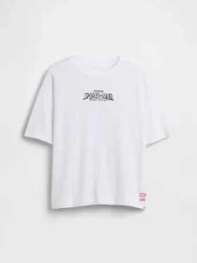 Camiseta de niños con diseño gráfico de Marvel de corte oversize