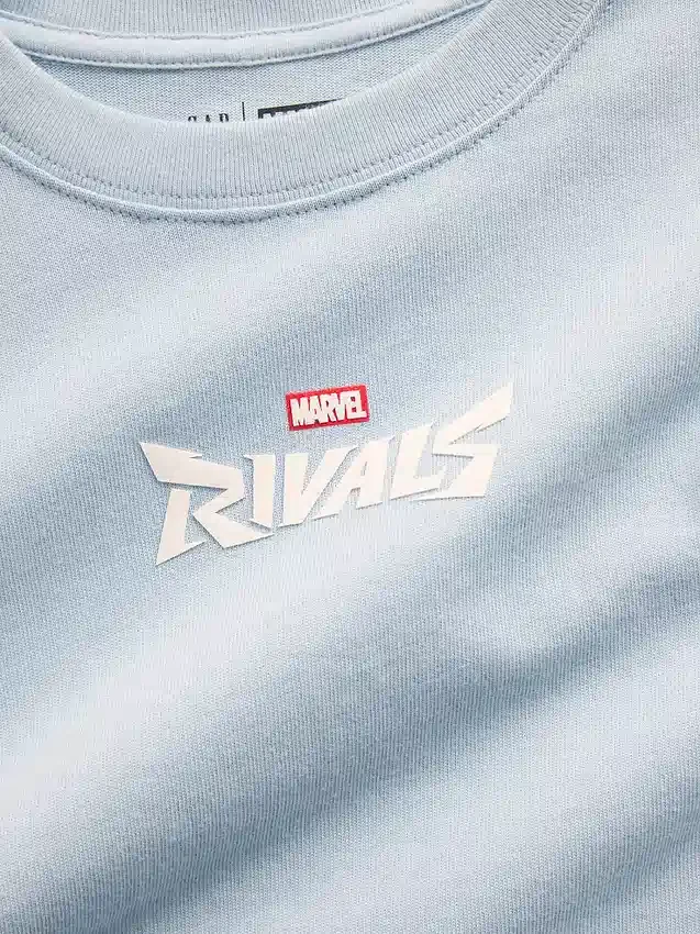 Camiseta de niños con diseño gráfico de Marvel de corte oversize