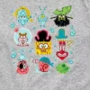Camiseta de pantalones cortos para niños «La película de Bob Esponja: En busca de Squarepants» con diseño de cuadrícula