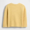 Camiseta de peso pesado con cuello acanalado y bolsillo para bebés y niños pequeños