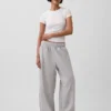 Camiseta de pijama con canalé fino