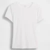 Camiseta de pijama con canalé fino