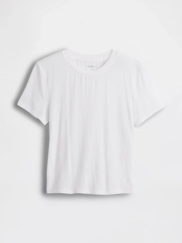Camiseta de pijama de modal acanalado ultra suave