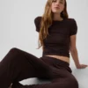 Camiseta de pijama de modal acanalado ultra suave