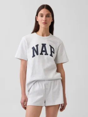 Camiseta de pijama oversize con logotipo Nap