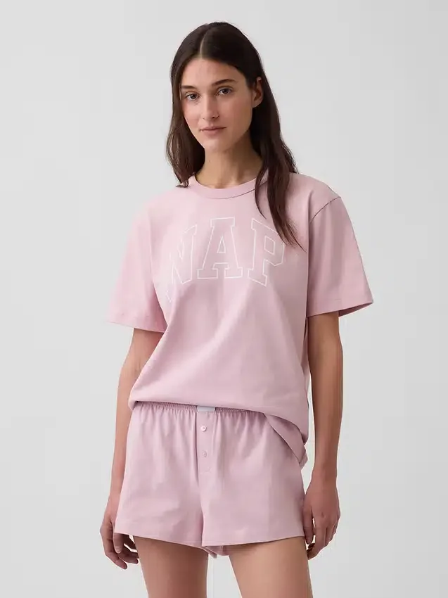 Camiseta de pijama oversize con logotipo Nap