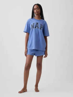 Camiseta de pijama oversize con logotipo Nap