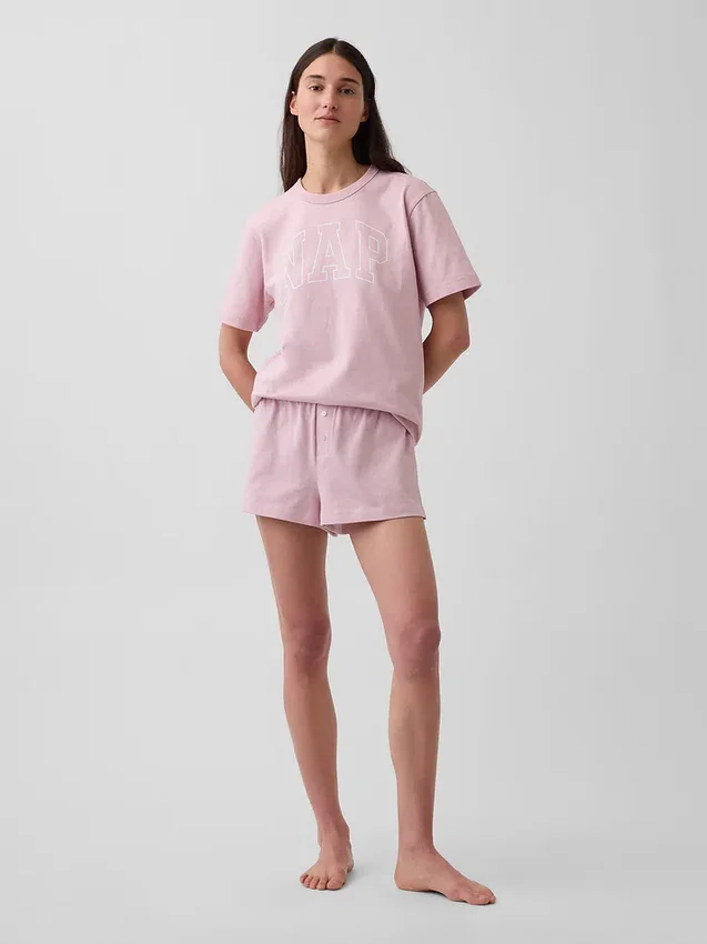 Camiseta de pijama oversize con logotipo Nap