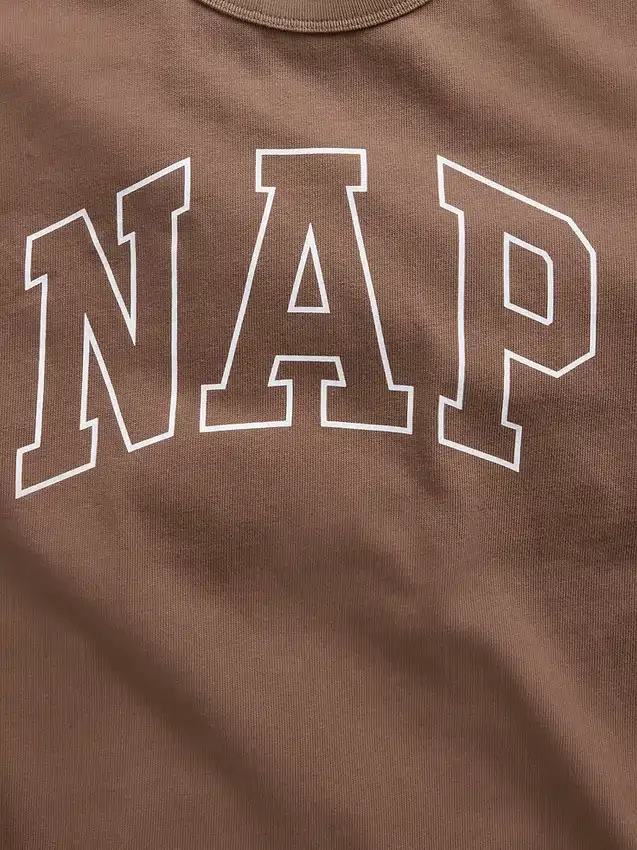 Camiseta de pijama oversize con logotipo Nap