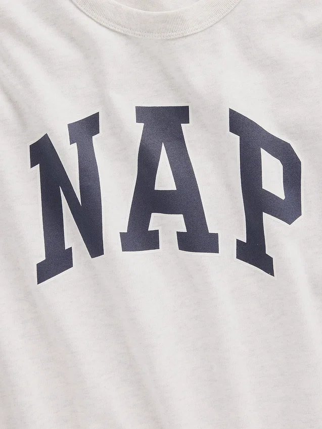Camiseta de pijama oversize con logotipo Nap