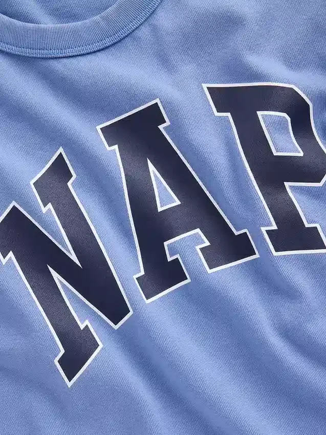 Camiseta de pijama oversize con logotipo Nap