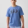 Camiseta de pijama oversize con logotipo Nap