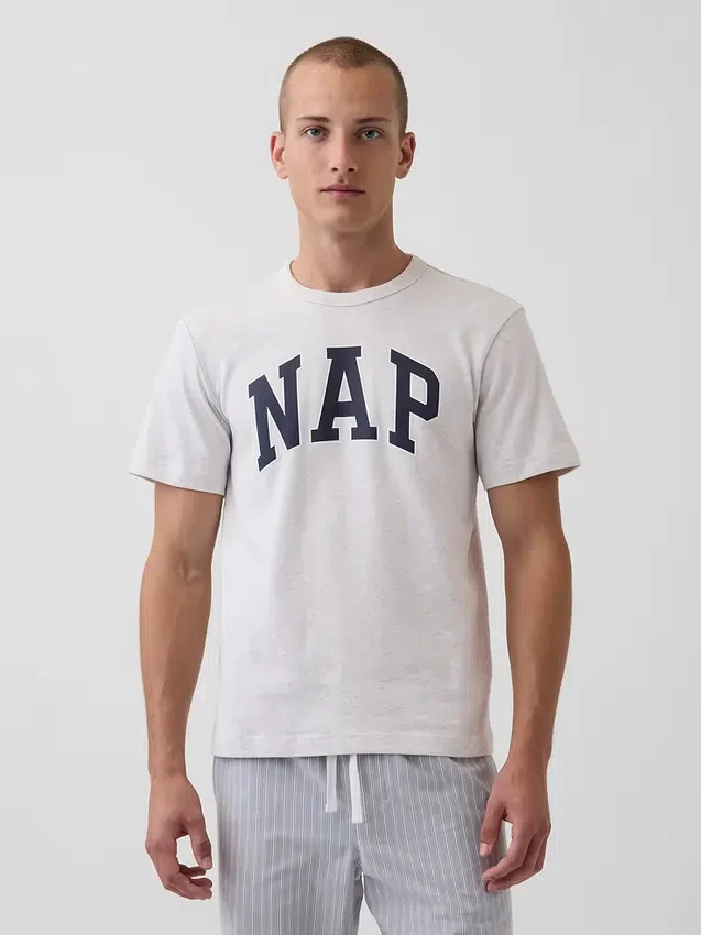 Camiseta de pijama oversize con logotipo Nap