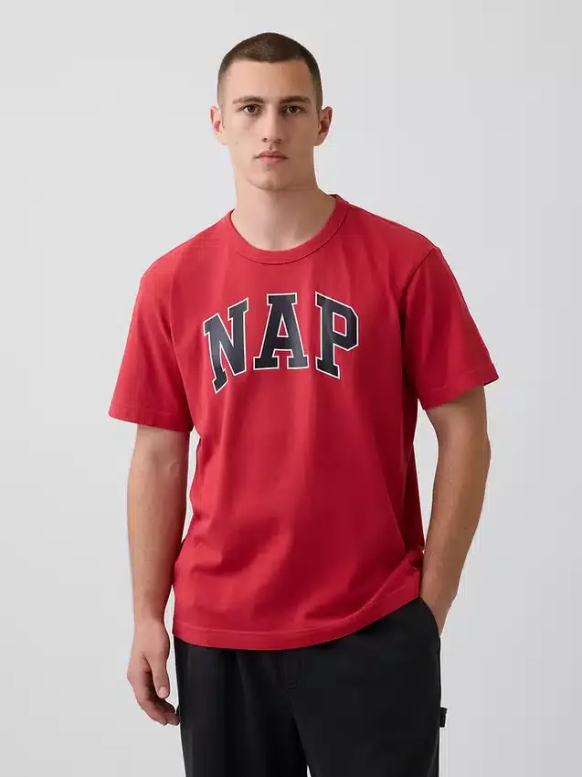 Camiseta de pijama oversize con logotipo Nap