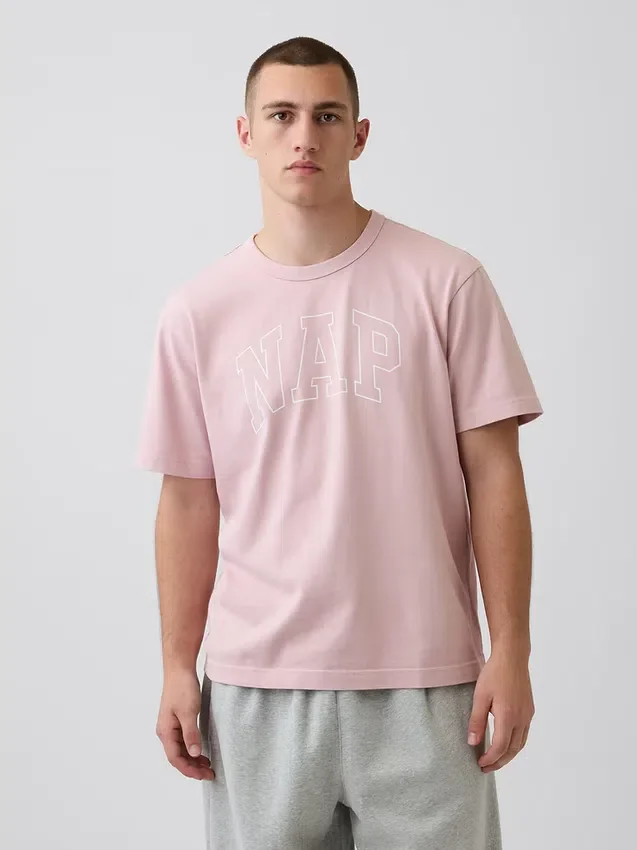 Camiseta de pijama oversize con logotipo Nap