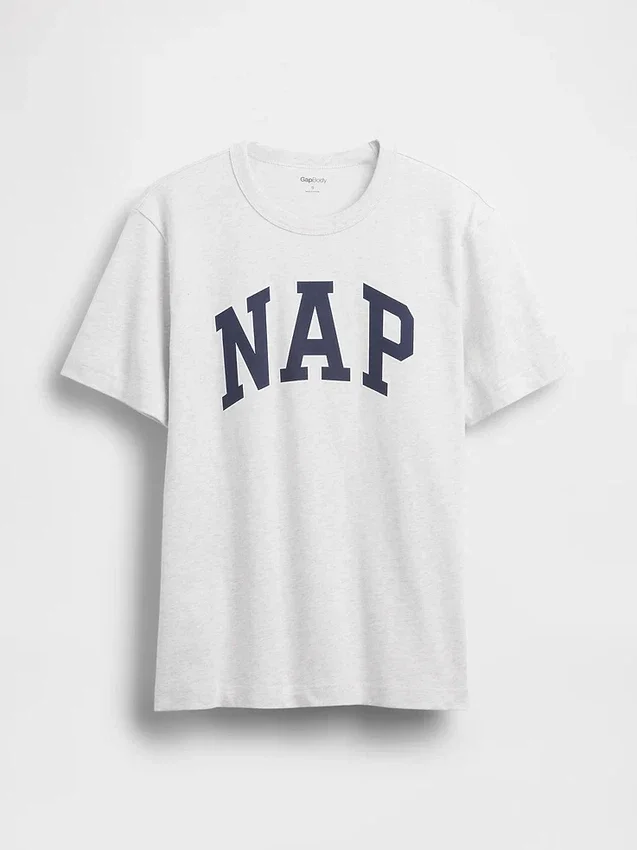 Camiseta de pijama oversize con logotipo Nap
