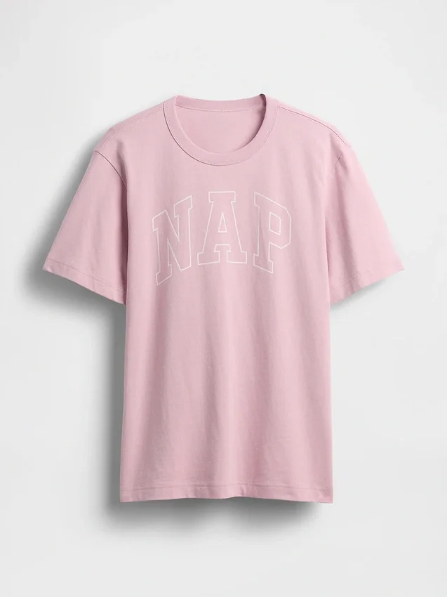 Camiseta de pijama oversize con logotipo Nap