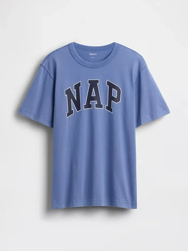 Camiseta de pijama oversize con logotipo Nap