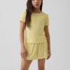 Camiseta de pijama para niños de punto calado reciclado