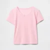 Camiseta de pijama para niños de punto calado reciclado