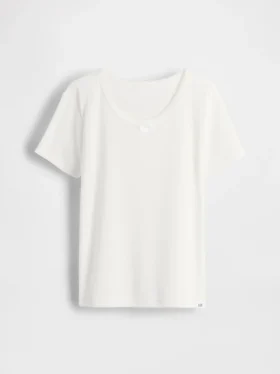 Camiseta de pijama para niños de punto calado reciclado