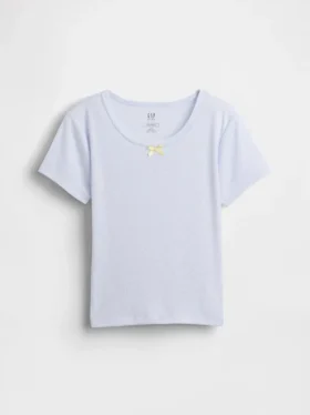 Camiseta de pijama para niños de punto calado reciclado