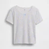 Camiseta de pijama para niños de punto calado reciclado