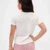 Camiseta de pijama para niños de punto calado reciclado