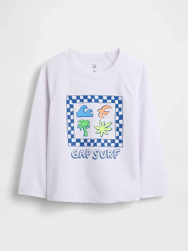 Camiseta de protección contra el sol Gap Surf para bebés y niños pequeños