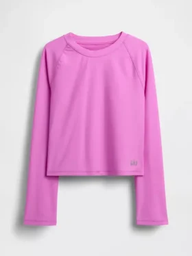 Camiseta de protección para niños con mangas raglán