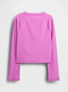 Camiseta de protección para niños con mangas raglán