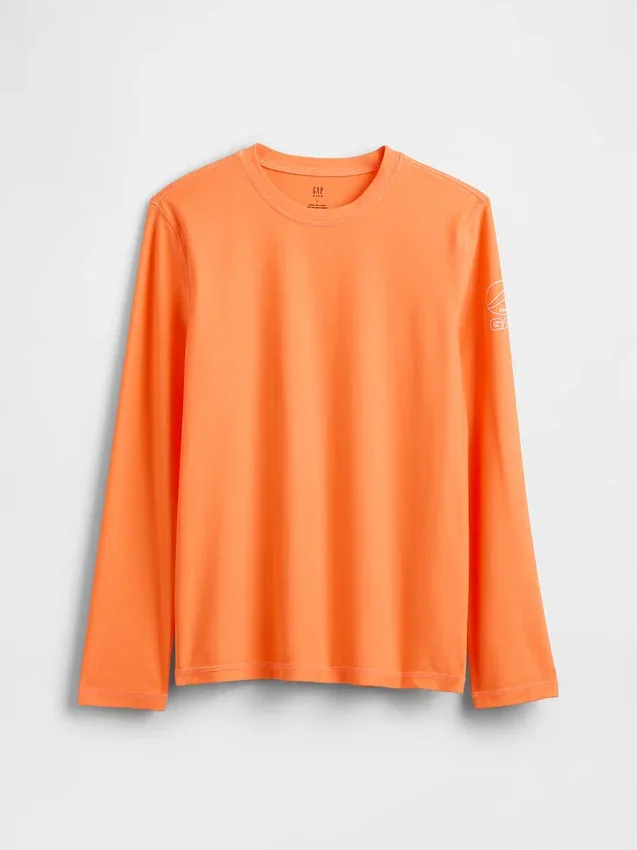 Camiseta de protección solar con logo para niños