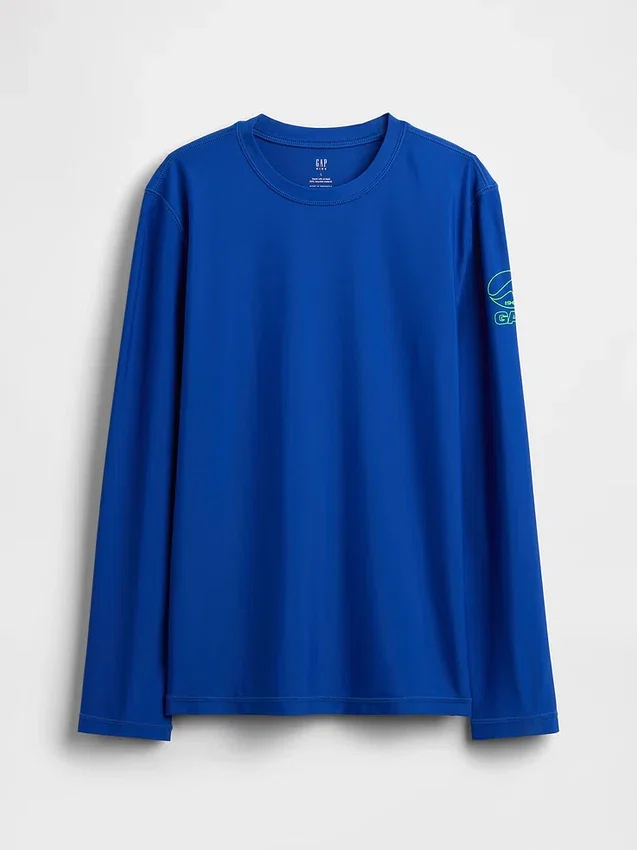 Camiseta de protección solar con logo para niños