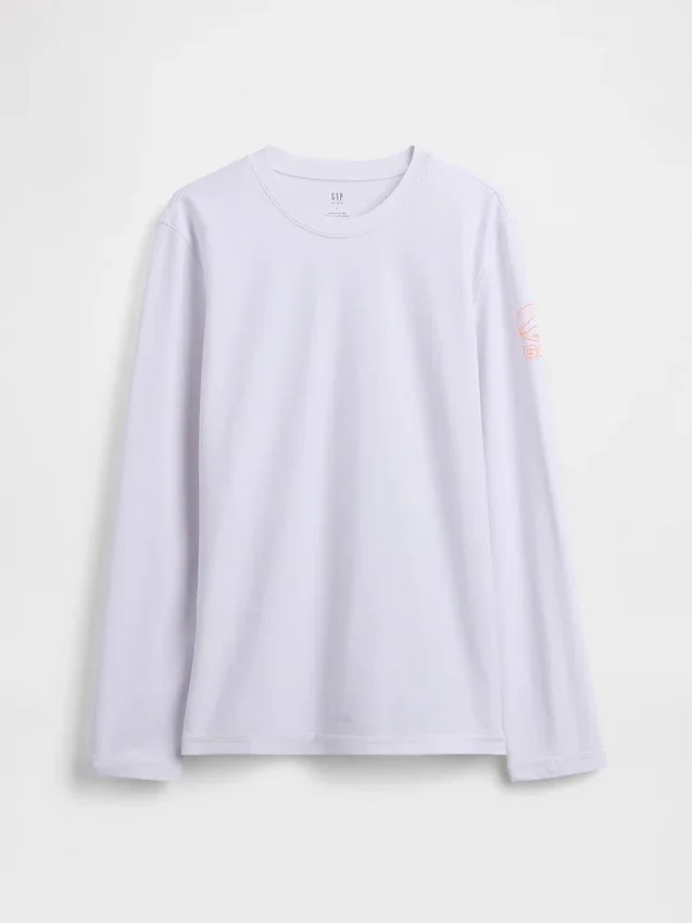 Camiseta de protección solar con logo para niños